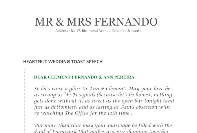 do professional speech writing